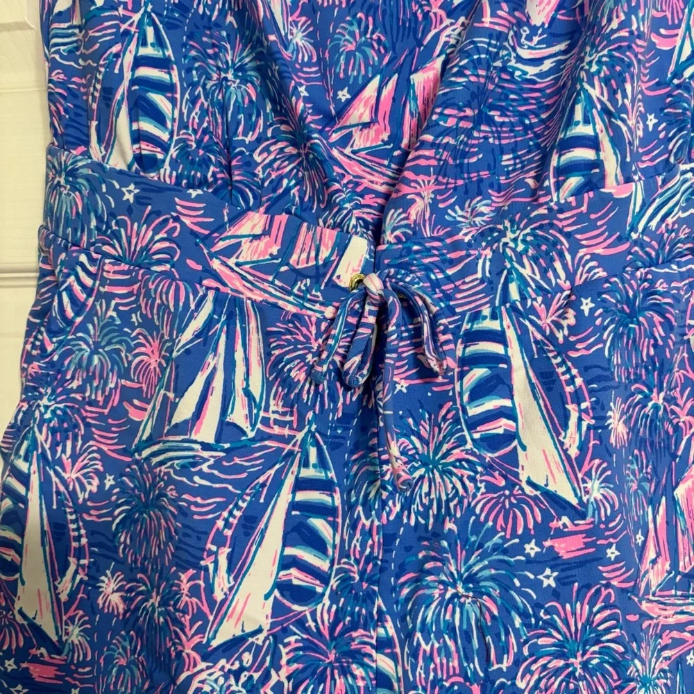 Lilly Pulitzer Strapless Floral Romper - Picture 5 of 7